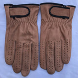 ▶Guantes de Piel de Oveja Hombre Malla Protección Laboral Respirable Resistente al Desgaste Soldador Antideslizante Conductor de Soldador Ciclismo de conducción Guantes de equitación