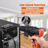 ▶ Juego de herramientas eléctricas para el hogar , juego de herramientas LETTON con 60 piezas de caja de herramientas y 16,8 V inalámbrico juego de herramientas de reparación inalámbrica para el hogar