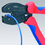 ▶ KNIPEX Alicates de crimpeado de contacto de posición KNIPEX