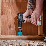 ▶ MAKITA Taladro inalámbrico de iones de litio (1/2 pulgadas, sin escobillas), color negro