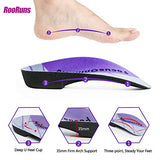 ▶ Plantillas de trabajo  de fascitis plantar de longitud 3/4, soporte de arco alto, plantillas ortopédicas,