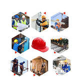 ▶ Cascos de Seguridad Industrial Rígido de Aluminio,Circunferencia de la Cabeza Ajustable Ligero Y Cómodo Casco de Protección/Yellow / 1 PCS