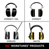 ▶ 3 M 90543 - 4DC worktunes Connect audiencia visualización con tecnología Bluetooth, 1/Pack