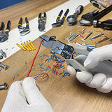 ▶ Juego de Alicates de 3 Piezas, Pinzas de Combinados, Pinzas de Corte Diagonal, Pinzas de Punta de Aguja, Juego de Pinzas Electricista