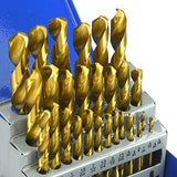 Professional Grade 29 Piece Titanium Drill Bit Set