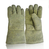 ▶ Guantes ignífugos Guantes de resistencia a altas temperaturas Industria del horno de microondas antitérmico Protección contra el trabajo de 500 grados Guantes de prevención contra incendios de alta temperatura anti-calor