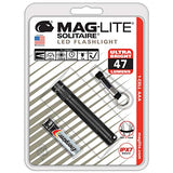 ▶ MAGLITE  Solitaire LED 1-Cell AAA linterna, Negro