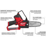 ▶ MILWAUKEE Sierra de podar de 6 pulgadas (solo herramienta) Milwaukee Electric Tools 2527-20 M12 -