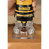 Dewalt DWE6000 Rebajadora de una velocidad para laminado, 4.5 amperios, 1/4" (6.3 cm)