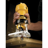 Dewalt DWE6000 Rebajadora de una velocidad para laminado, 4.5 amperios, 1/4" (6.3 cm)