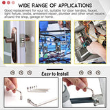 ▶ Hilitchi - Juego de 240 tornillos hexagonales de cabeza hexagonal SAE de acero inoxidable con 7 llaves hexagonales