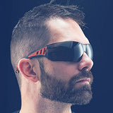 ToolFreak Rip Out Lentes de seguridad con acolchado de espuma, gafas de protección con una mejor visión, protección contra los impactos y los rayos UV, estuche rígido y tela, lentes tintadas