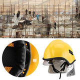 magree Casco de Rescate, Resistencia a Altas temperaturas, Alta definición, Casco de Bombero de Alta Resistencia para Uso en Incendios