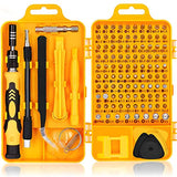 ▶ Juego de destornilladores 117 en 1- Destornilladores de precisión extraíble profesional magnética kit de Herramientas de reparación para teléfono/NS SWITCH / PS4 / Consola de juegos/Electrónica etc
