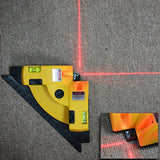 Ángulo recto de 90 grados vertical horizontal para proyección de línea láser, cuadrado láser