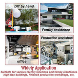 💢  Hilitchi 330 piezas de terminales de engarzado de alambre abierto sin aislamiento en forma de U (M3 M4 M5 M6 M8 M10, TC-1, TC-A, TC-B, TC-C, TC-T)