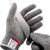 ▶ Guantes resistentes a cortes: protección de alto rendimiento de nivel 5, aptos para uso alimentario. Talla pequeña. ¡Incluye libro electrónico gratuito!