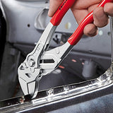 ▶ KNIPEX  Mini Tenaza Llave para Tuercas y Tenaza en Una Sola Herramienta Cromado Recubiertos de Plástico, 125 mm