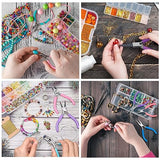 ▶ Juego de 4 Alicates para Joyas, Pinzas para Bisuteria y Joyeria Herramientas, Alicates de Joyería, Alicates para Hacer Joyas, Kit de Fabricación de Joyas para Suministros de Fabricación de Joyas.