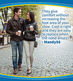 ▶ DR SCHOLL'S  Plantillas Air-PILLO de  // Amortiguación ultrasuave y comodidad duradera con dos capas de espuma que se ajustan a cualquier zapato, un par