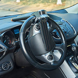 ▶ Bloqueo antirrobo para volante de coche, de seguridad, color negro