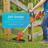 Black+Decker - Recortadora de Hilo, podadora de Hilo con alimentación automática, eléctrica, 6.5 A, 35 cm (BESTA510)