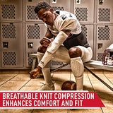 McDavid Manga de compresión para codo y brazo con acolchado HEX. Para baloncesto, fútbol, béisbol y mucho más. Flujo de aire de punto y protección UV
