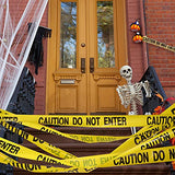 3 cintas amarillas de precaución para construcción de barricadas, cinta de precaución amarilla, cinta de advertencia de peligro, cinta de seguridad para fiestas de Halloween, zonas peligrosas, 7,6 cm x 1,5 m
