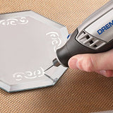 ▶ DREMEL - Herramienta rotativa de velocidad variable con 18 accesorios, color gris