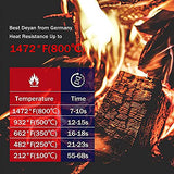 ▶ Guantes ignífugos  Guantes De Horno Resistentes Al Calor Horno De Cocina para Hornear Aislamiento Térmico Guantes Ignífugos De Silicona Antideslizantes Resistentes A Altas Temperaturas