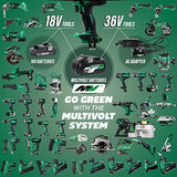 ▶ METABO Kit de taladro inalámbrico de martillo MultiVolt de 36 V con baterías y cargador | DV36DAG