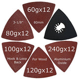 ▶ DREMEL - Juego de 72 cuchillas de herramientas oscilantes compatibles con Bosch, Chicago, Craftsman, Dremel, Fein, Harbor Freight, Makita, Milwaukee, Porter Cable, Ridgid, Ryobi, Rockwell y más