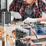 ▶ Juego de Destornilladores de Precisión Set de Precisión 115 en 1,Juego de Destornilladores,Herramientas de Reparación para Smartphone, PC,Portátil, Laptop, Reloj, Juguetes, Gafas, Destornillador Gafas
