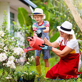 ▶ Guantes Jardinería  de verano para niños, guantes de jardín con revestimiento de látex, sensación de hielo y diseño de panal, 3 pares, XXS