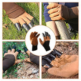 ▶ Guantes Jardinería  con garras de los dedos – Guantes de jardín transpirables para mujer, accesorios frescos para suministros de jardinería, herramientas de mano de jardinería de goma para excavar, plantar