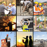 ▶ Casco de construcción Casco de seguridad - Ventilador de verano Casco de protección laboral de electricistas para construcción de líderes de ingeniería de construcción y construcción Mejor protegerte