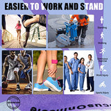 ▶ Plantillas de trabajo  de fascitis plantar de longitud 3/4, soporte de arco alto, plantillas ortopédicas,