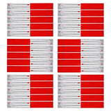 ▶ Cinta reflectante, cinta reflectante para remolques, cinta reflectante impermeable para exteriores, reflector de remolque, para caravanas, coches, camiones, remolques, barcos, señales de carretera (rojo/blanco), 5 cm x 30 cm, paquete de 30 unidades