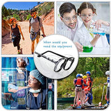 ▶ Pares Protectores Antideslizantes Laterales de Gafas de Ojo,Seguridad Protector Flexible Transparente Se Adapta a Anteojos Medianos Pequeños Agregue Más Protección a Gafas de Seguridad