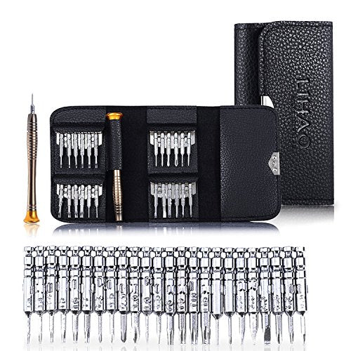 ▶ Juego Destornilladores Precisión Magnético 25 en 1 Set de Destornilladores Electrónica Mini Herramientas Reparación Desarmadores Precision para Celulares iPhone Reloj PS4 Cámara Computadoras