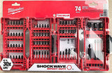 Juego de brocas para destornillador (74 piezas) Milwaukee Shockwave -  48-32-4062