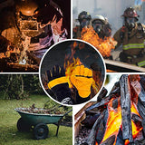 ▶ TOPDC Guantes de soldadura de 16 pulgadas resistentes al calor guantes ignífugos para soldador