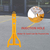 ▶ Puerta De Seguridad Plegable, Valla De Tráfico En Expansión, Barricada De Plástico Industrial, Control De La Multitud, Adecuado para Hospitales, Depósitos, Garajes