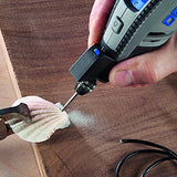 ▶ DREMEL Mototool con 9 Aditamentos 64 Accesorios Maletín Metálico