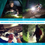 🔦 Linterna recargable GJP Linterna LED Recargable Alta Potencia Militar, Linterna Táctica Lámpara Portátil 1600 Lúmenes, IPX6 Impermeable Linterna Para Bicicleta/Senderismo/Cámpings, 5 Modos de Luz Zoomable Luz De Emergencia