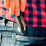 Redlemon Llavero Organizador Inteligente Smartkey Ninja con 2 Luces LED, Destapador y Gancho en Forma de S, Acomoda hasta 25 Llaves Planas