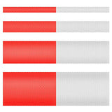 Starrey Cinta reflectante DOT-C2 de 2 pulgadas x 30 pies, color rojo y blanco, impermeable, autoadhesiva, para remolque, precaución, reflector de seguridad