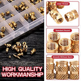 💢  Hilitchi 60 tuercas moleteadas de latón roscadas con calor para imprimir impresoras 3D y más proyectos (M4 x 10 x 6)