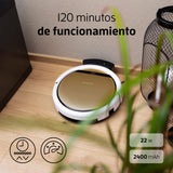 ▶  Robot aspirador y fregasuelos V5x con WiFi, Alexa, Google, App, Aspiradora y fregadora 2en1 para suelos duros, madera, parquet y alfombras, Robots aspiradores para perros y pelos de mascotas