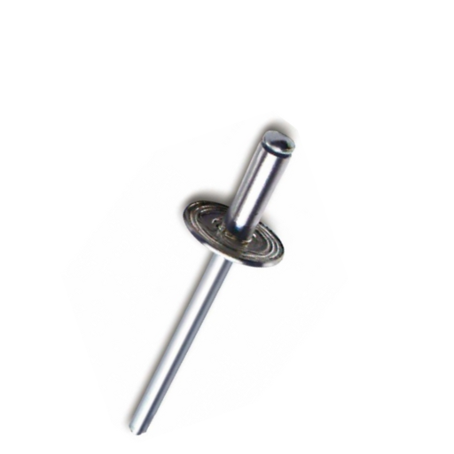 Rivetti Semitubolari Testa Ovale Acciaio Zincato – 1/16x3/16 – 100 Pezzi
